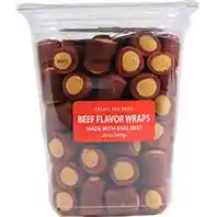 Beef Flavor Wraps Dog Treats Beef 20 Oz