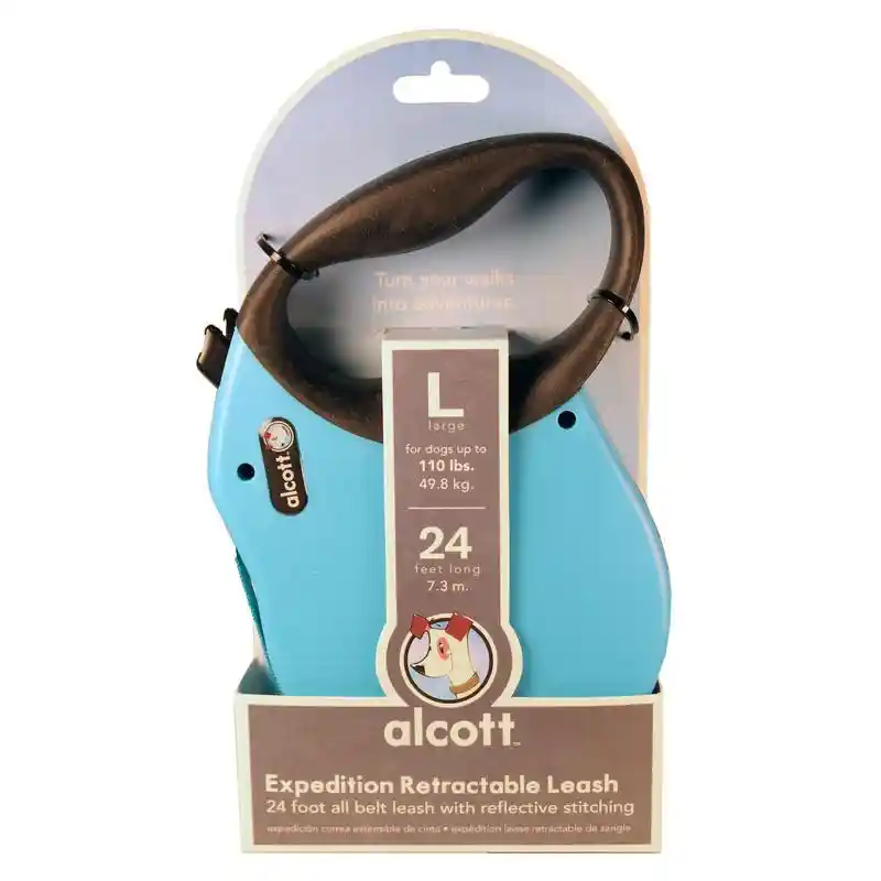 Retract Leash-x Large- Blue