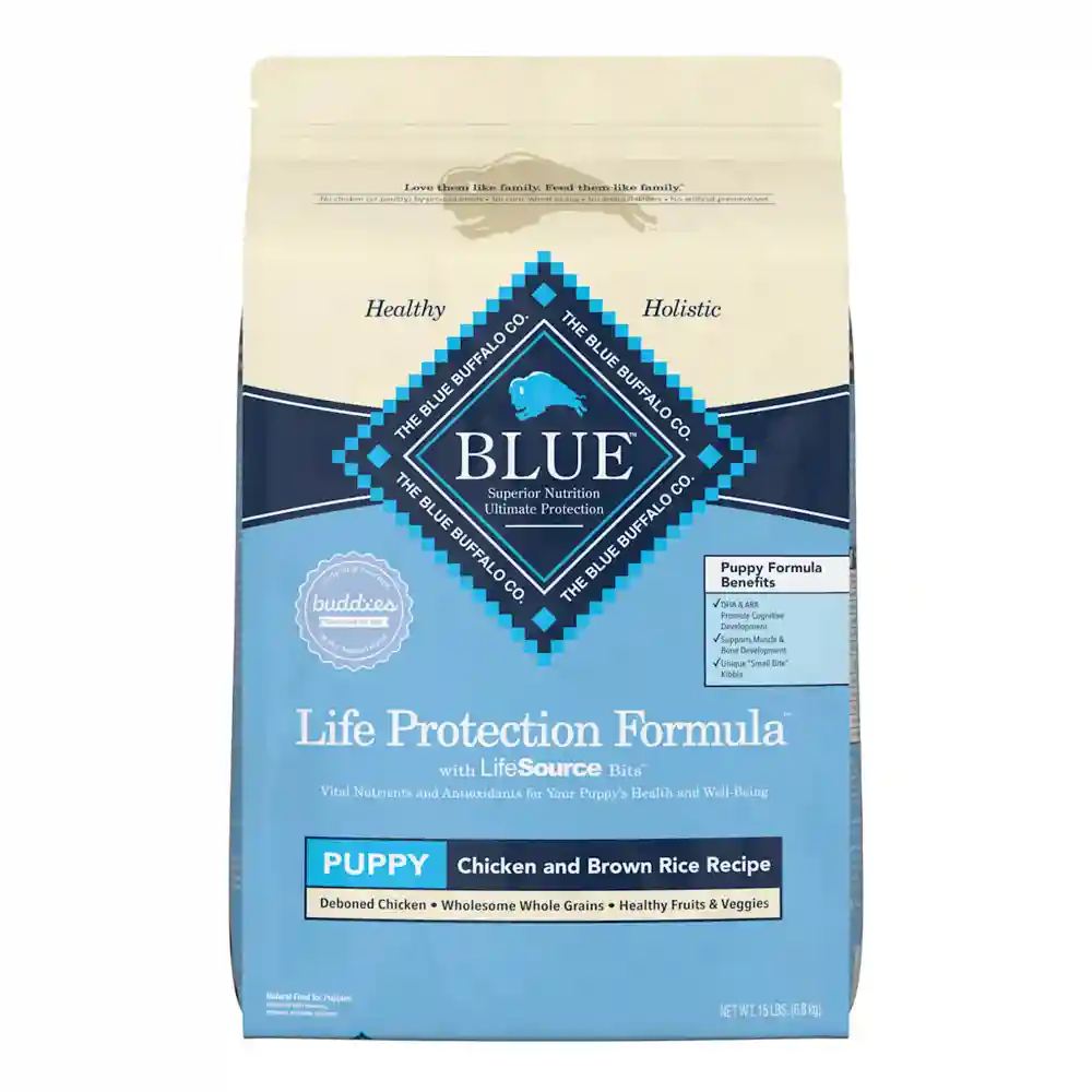 Blue Buffalo Puppy Chicken & Brown Rice 15 Lbs