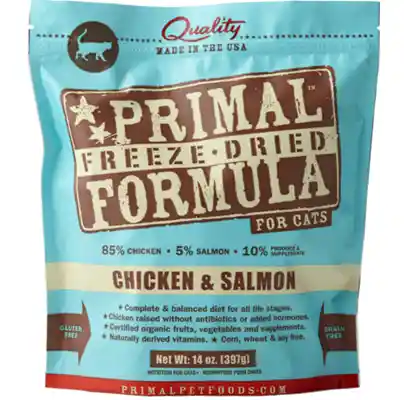 Freeze Dried Nuggets Grain Free Chicken & Salmon Formula Cat Food 14-oz