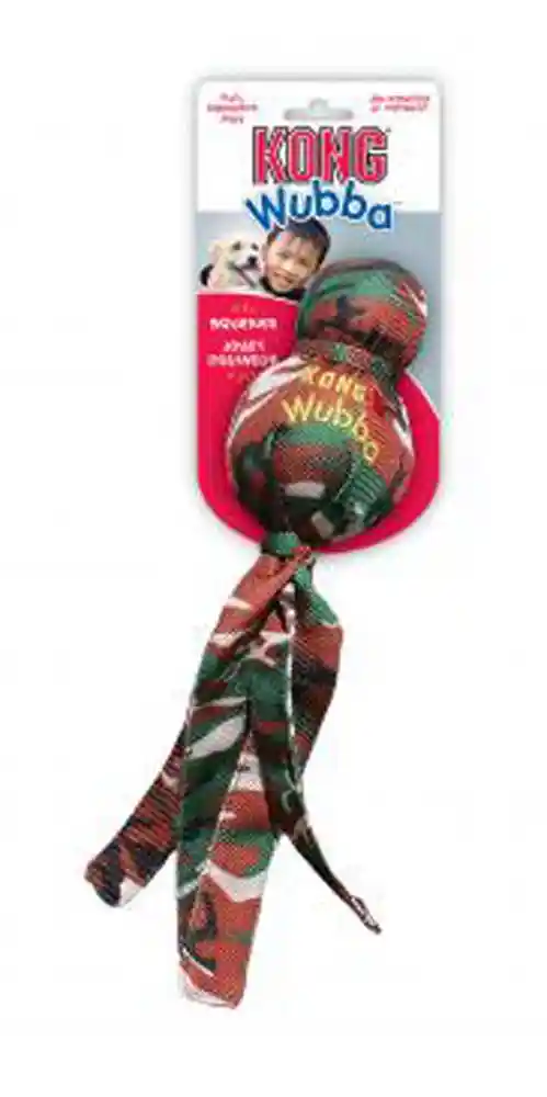 Kong Wubba Camo Dog Toy Large