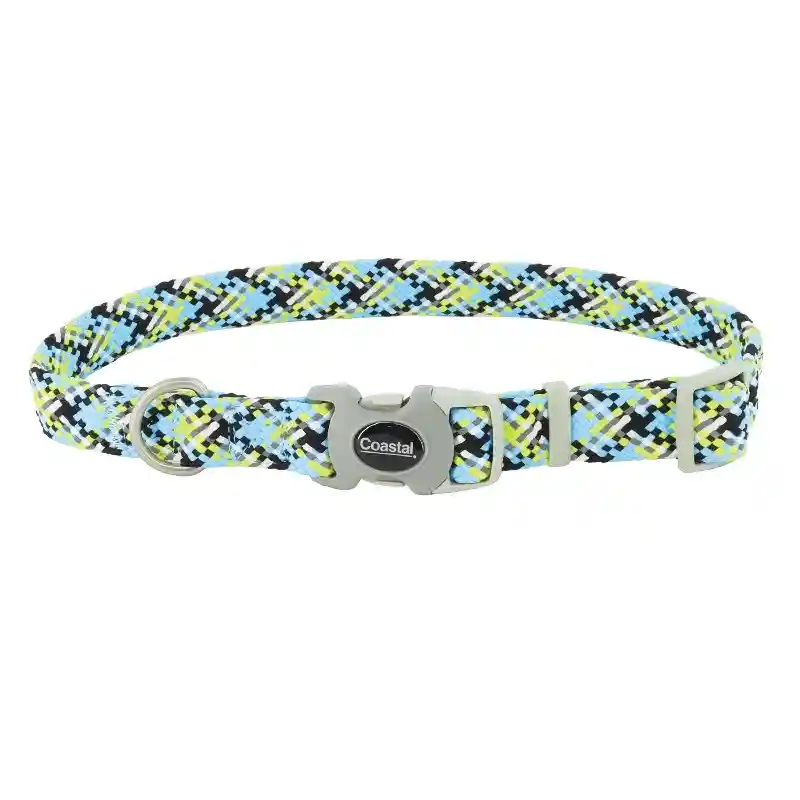 Pro Active Woven Reflective Collar Sky - 5/8"x8-12"