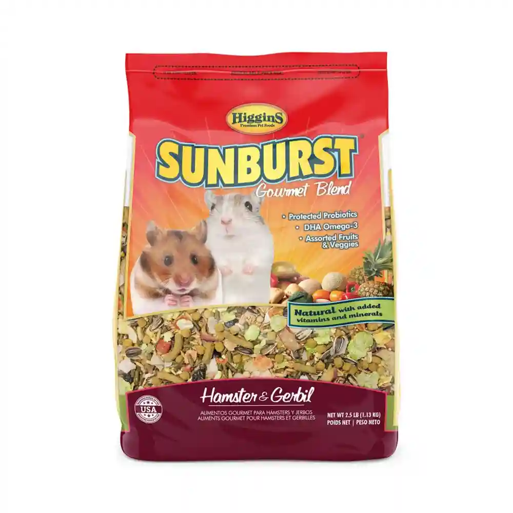 Sunburst Hamster Gerbil Food 2.5 Lbs