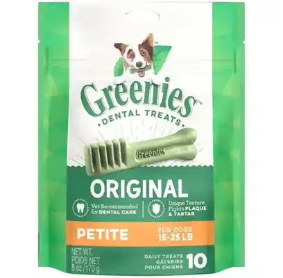 Original Petite Dental Dog Chews 6-oz