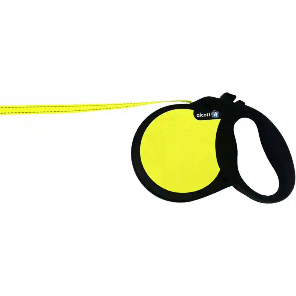 Retract Leash- Medium -yellow