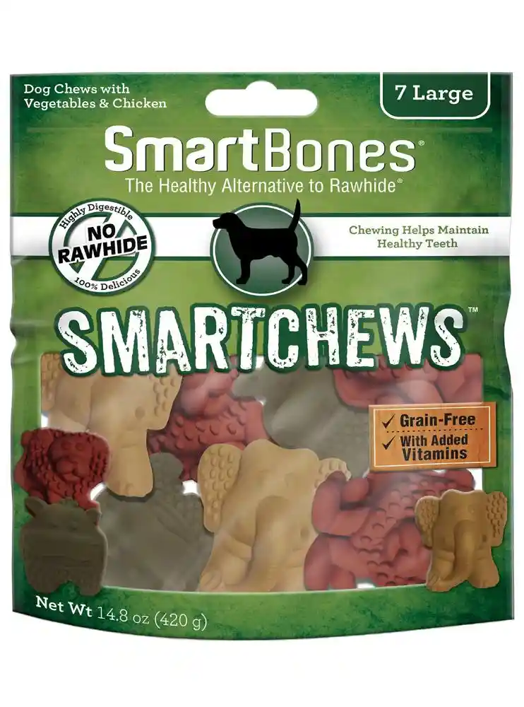 Smart Chew Large Grain Free Dog Treats 7-pack
