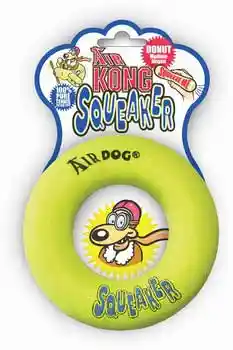 Air Kong Donut With Squeaker Medium