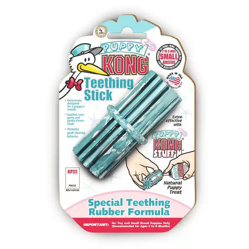 Kong Puppy Teething Stick Small Asst Colors