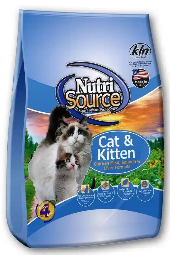 Nutrisource Cat/kitten Chicken/salmon/liver 1.5lb