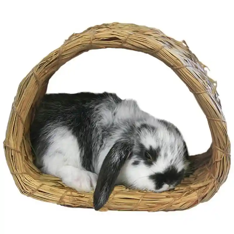 Marshall Peters Rabbit Woven Grass Hide-a-way Hut