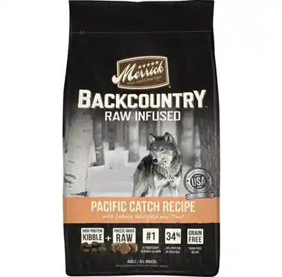 Backcountry Raw Infused Grain Free Pacific Catch Recipe Dry Dog Food 12-lb