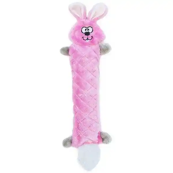 Jigglerz Bunny No Stuffing Plush Dog Toy Plush Toy