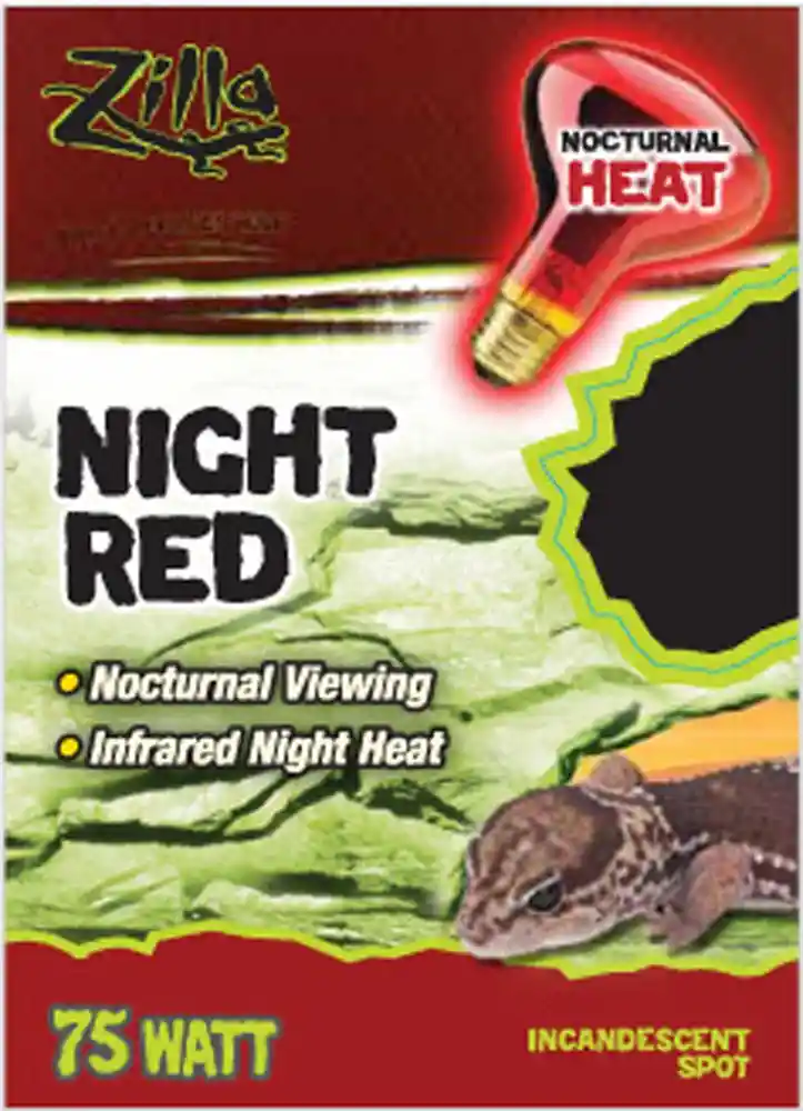 Zilla Bulb Spot Night Red 75 Watt Box