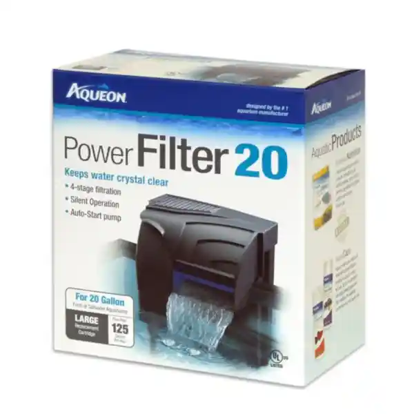 Aqueon Quiet Flow Power Filter 20 125 Gph