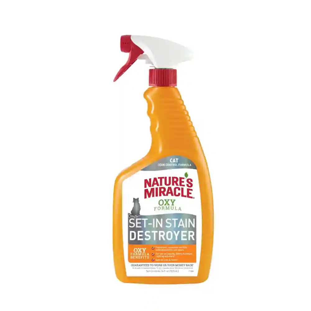 Nature's Miracle Cat Set In Stain Destroyer 24 Oz