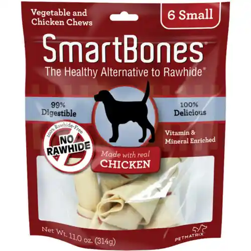 Chicken Small Chew Bones Dog Treats 6-pack