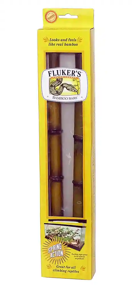 Bamboo Bars Spring-loaded Adj Reptile Perche 2 Pk