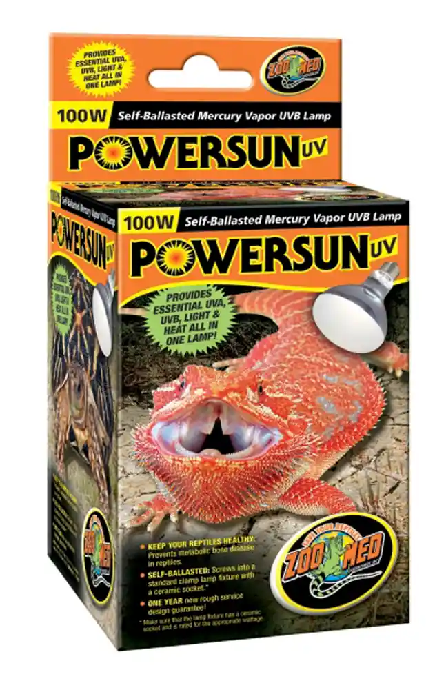Zoomed Powersun Uv 100 Watt Bulb