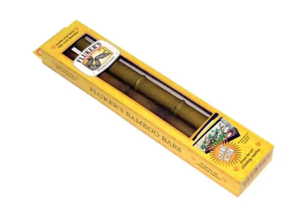 Bamboo Bars Spring-loaded Adj Reptile Perche 2 Pk