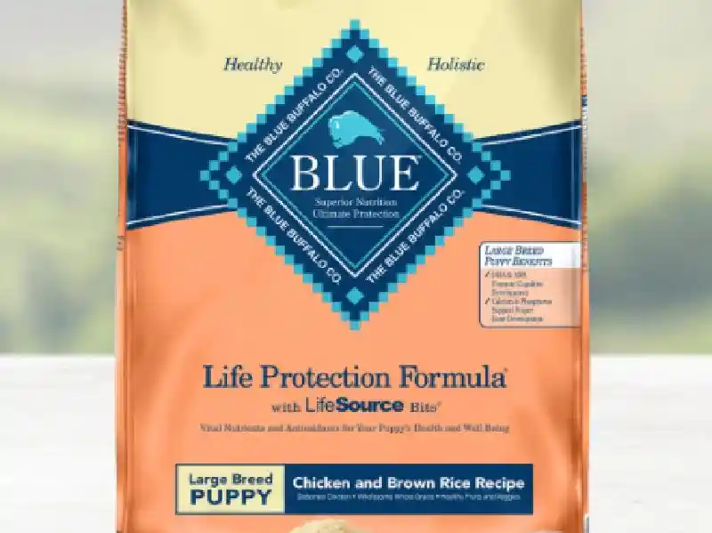 Blue Puppy Large Breed Chicken/brown Rice 15 Lbs