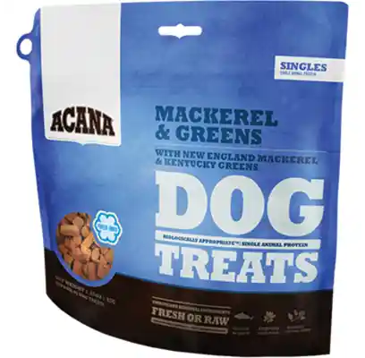 Singles Limited Ingredient Freeze-dried Dog Treats, Mackerel & Greens, Biologically Appropriate & Gr