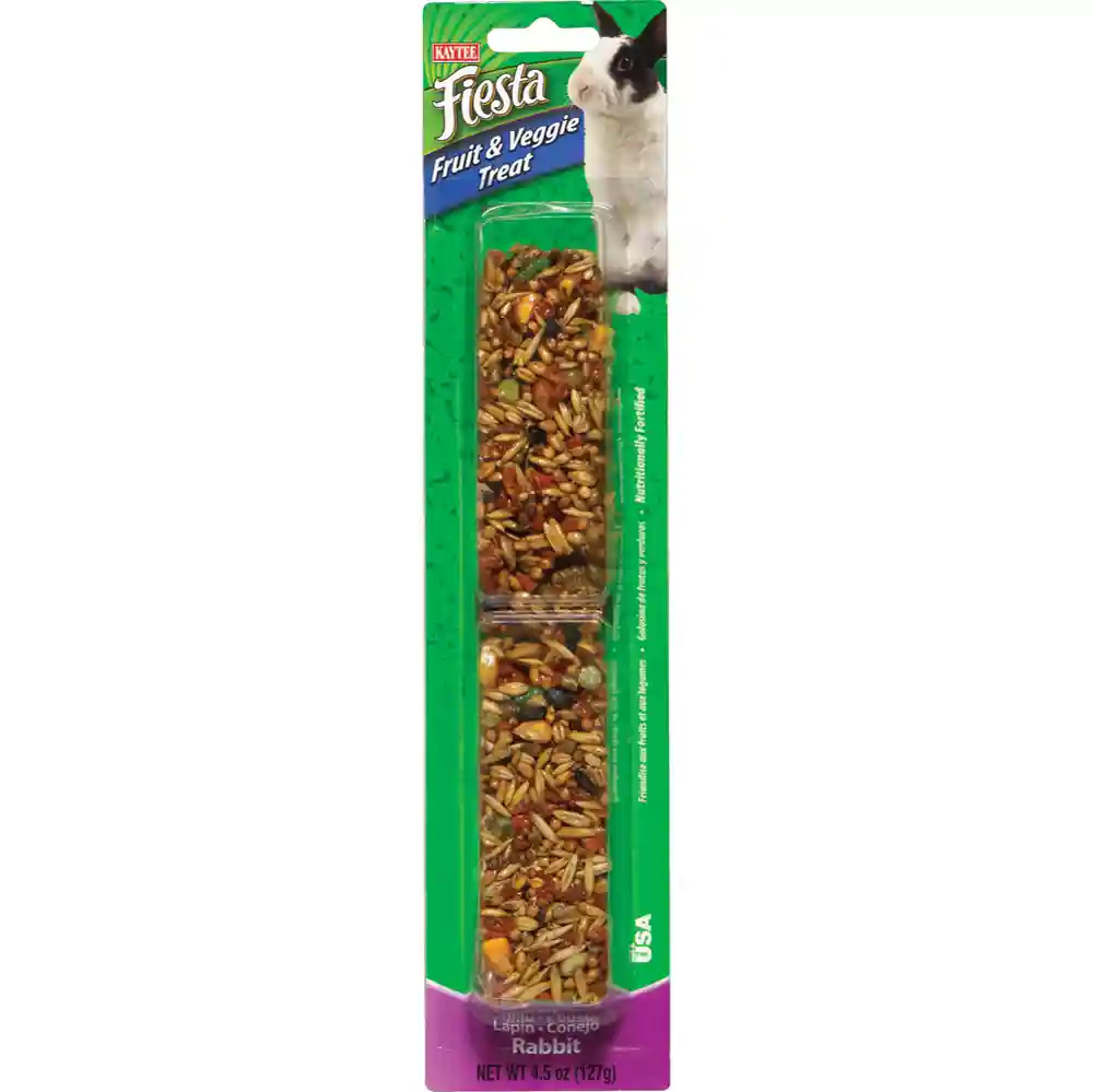 Kaytee Fiesta Rabbit Fruit & Veggie Sticks 4.5 Oz