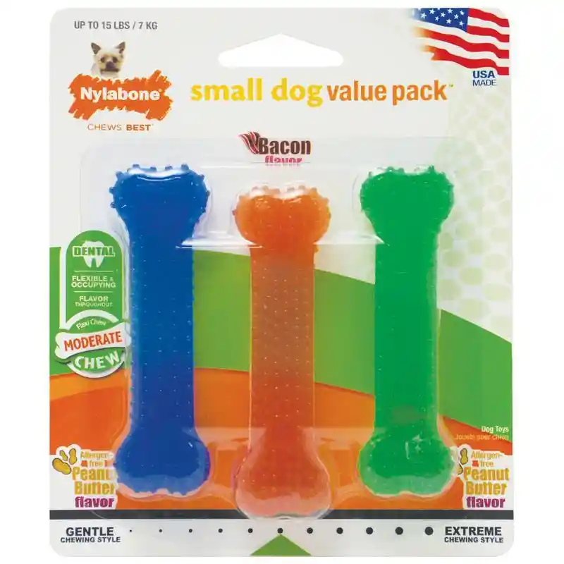 Nyl Flexi Chew 2 Pnut 1 Bcn 3p