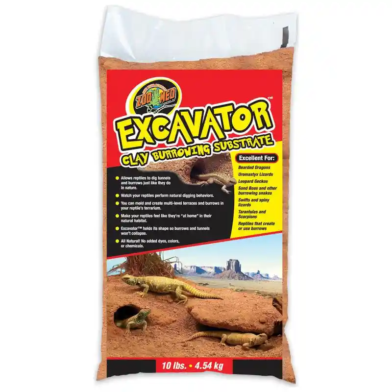 Zoomed Excavator Clay Burrowing Substrate 10 Lbs