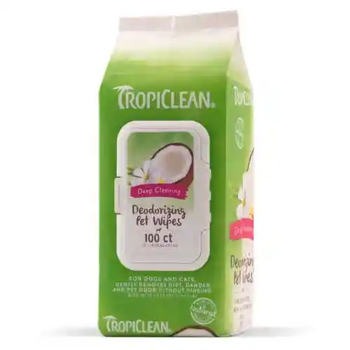 U/a Trop Deep Cln Pet Wipe 100c