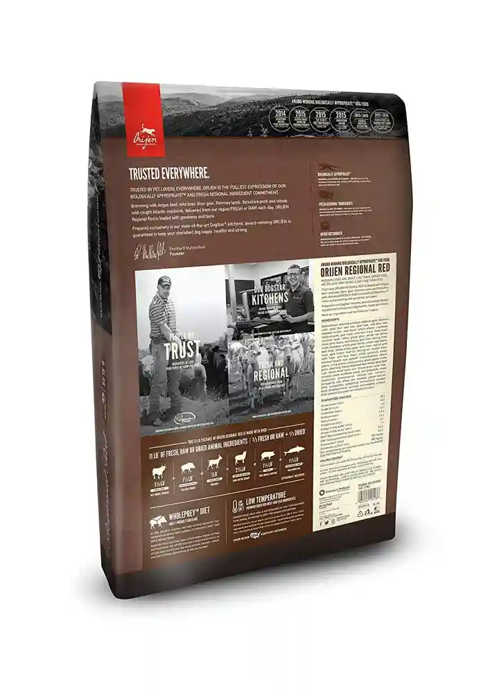 Dry Dog Food, Regional Red, Biologically Appropriate & Grain Free 4.5-lb