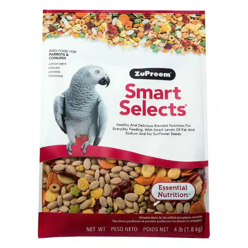 Zupreem Smart Select Parrot/conure 4 Lbs