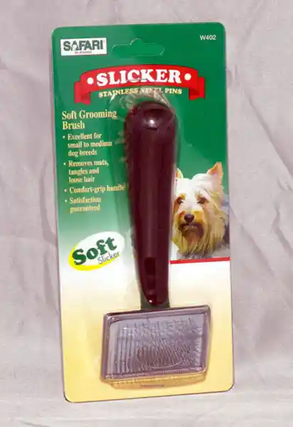 Dog Soft Slicker Brush, No Color, Small