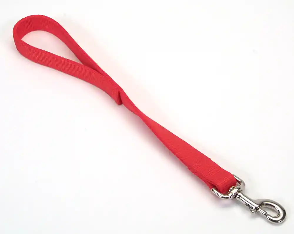 Double-ply Dog Traffic Leash, Red, 1" X 24"