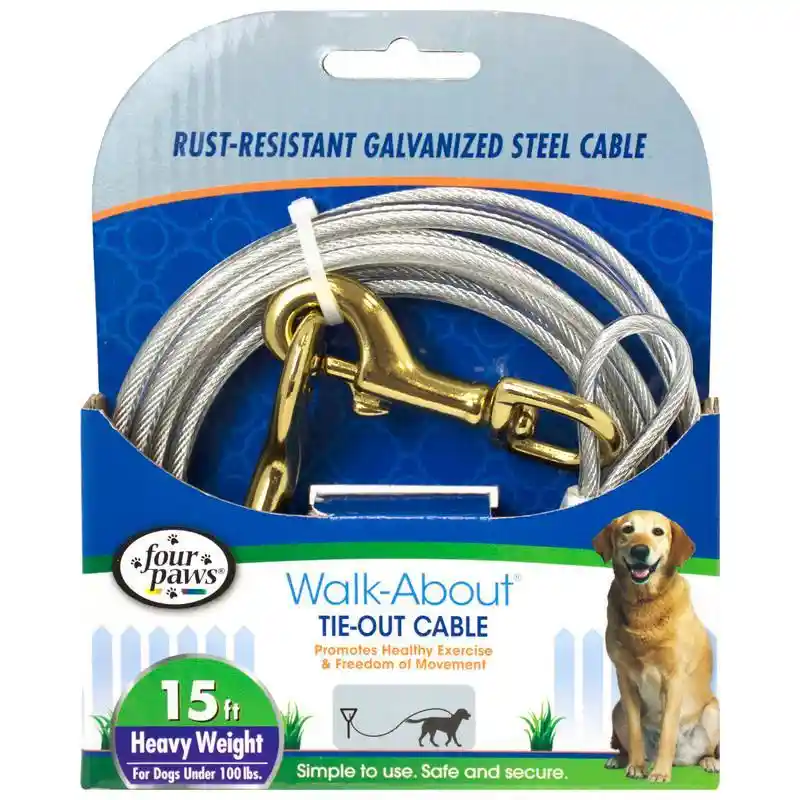 Cable Tieout 1750lb 15' Silver