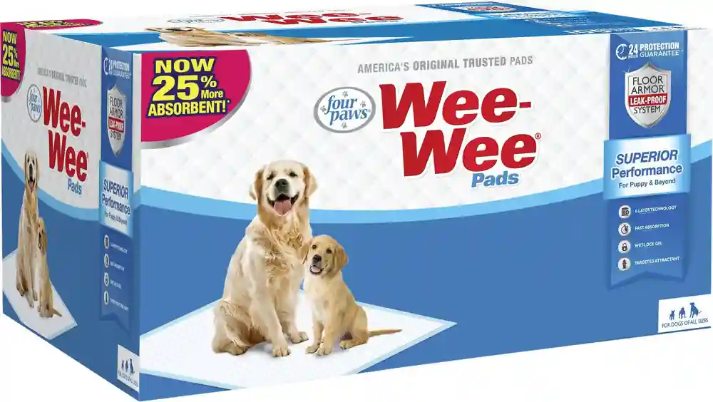 Wee-wee Absorbent Dog Pads 50-ct
