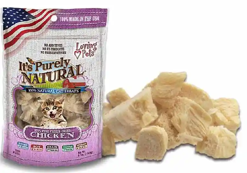 Purrfectly Nat. Cat Treats Chicken 0.6 Oz