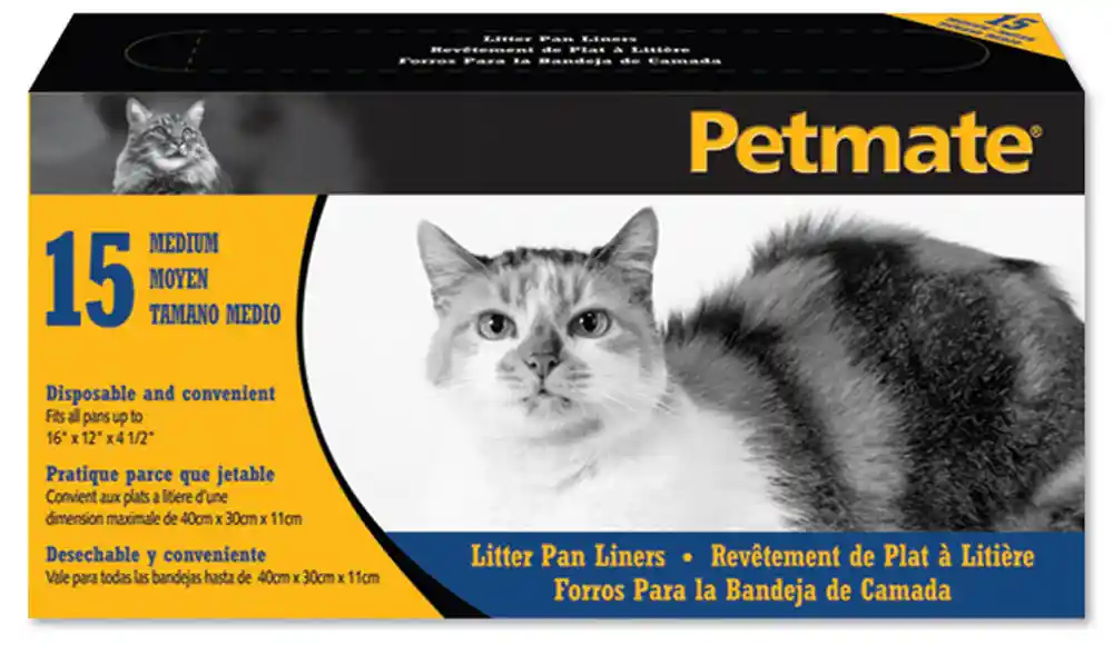 Litter Pan Liners 15ct Small/medium