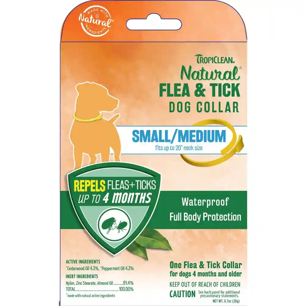 Tropiclean Natural Flea And Tick Dog Collar Small/medium