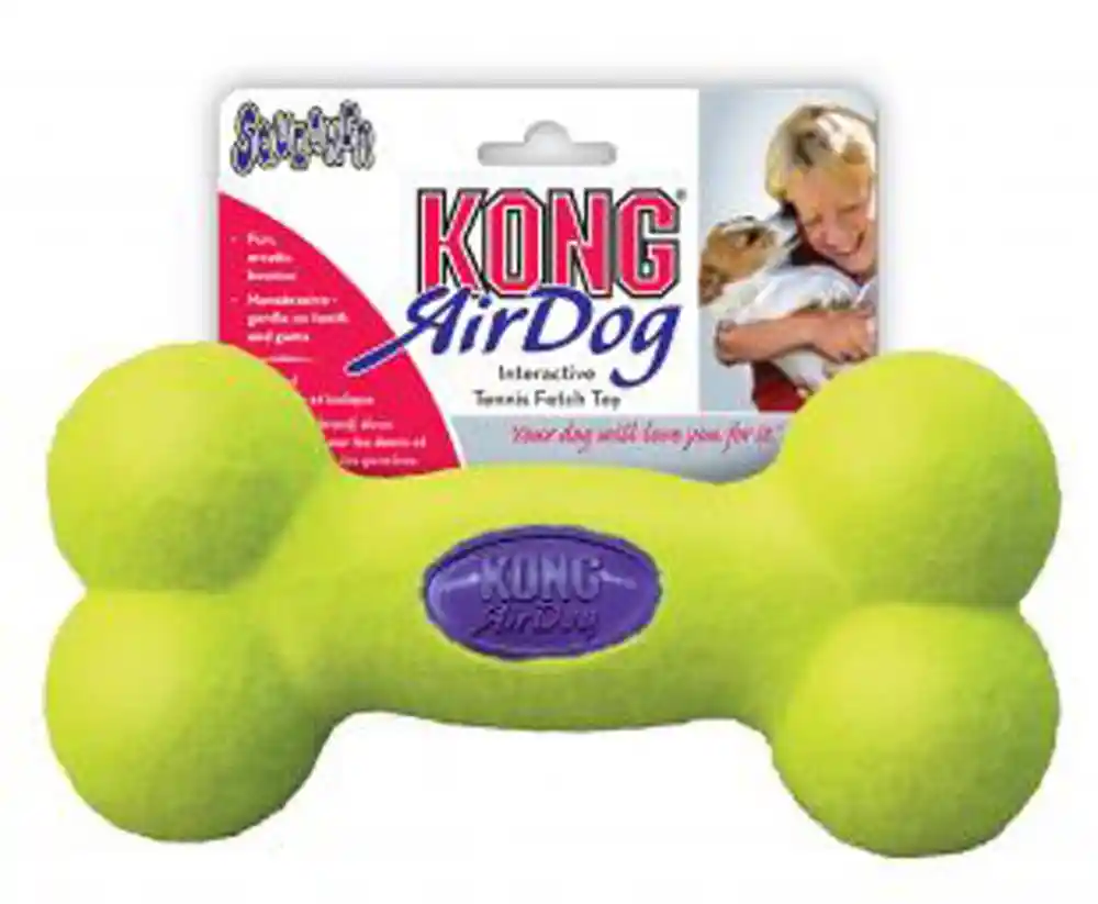 Air Kong Squeaker Bone Large Yellow