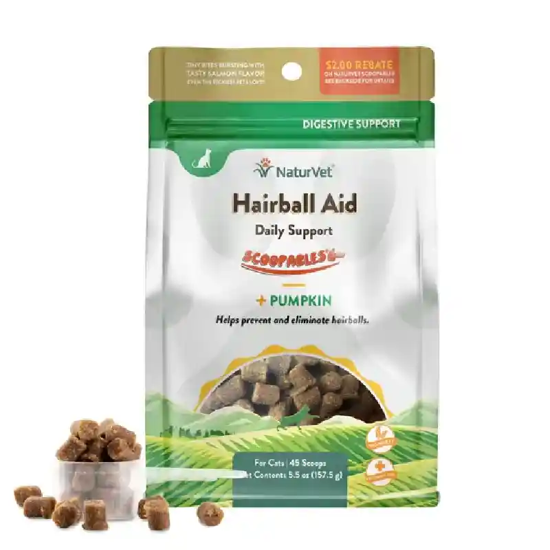 Scoopables Cat Hairball Aid 5.5oz 76000538 Naturvet 12/cs
