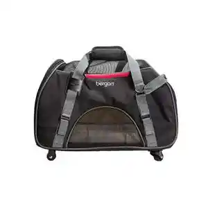 Wheeled Comfort Carrier - Black And Grey 19" L X 10" W X 13" H