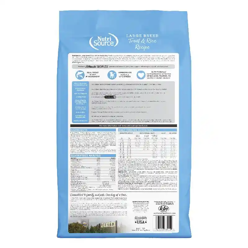 Nutrs Trout/brrc Lg Brd Dog 26#