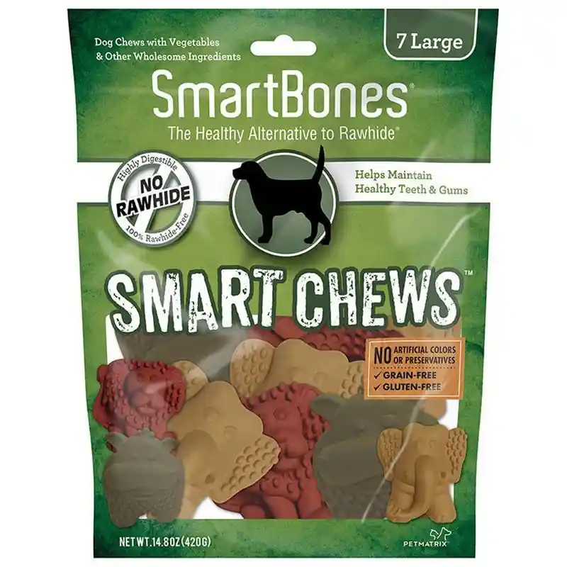 Smart Chew Large Grain Free Dog Treats 7-pack
