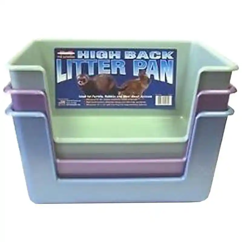 Ferret High Back Litter Pan