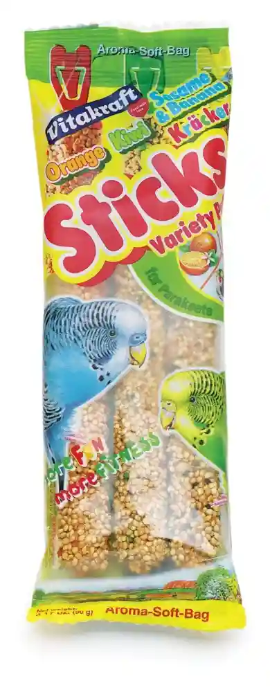 Tropical Fruit Variety Sticks Parakeet 3 Pk