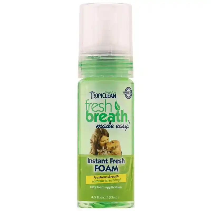 Fresh Breath Mint Foam For Dogs & Cats 4.5-oz