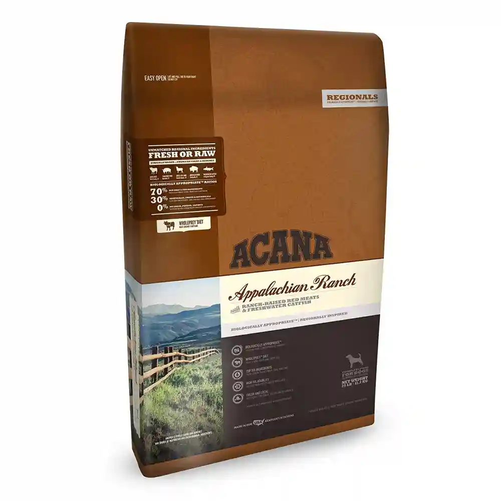 Regionals Dry Dog Food, Appalachian Ranch, Biologically Appropriate & Grain Free 25-lb