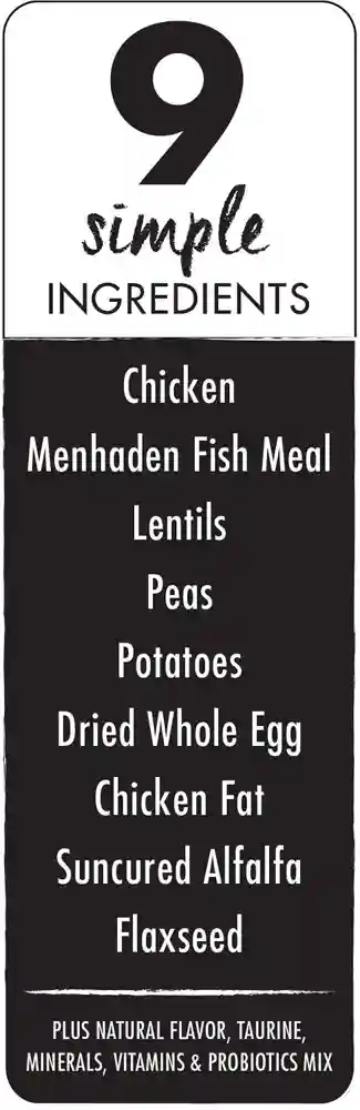 Grain-free Pure Puppy Real Chicken, Lentil & Whole Egg Recipe Dry Dog Food 12-lb