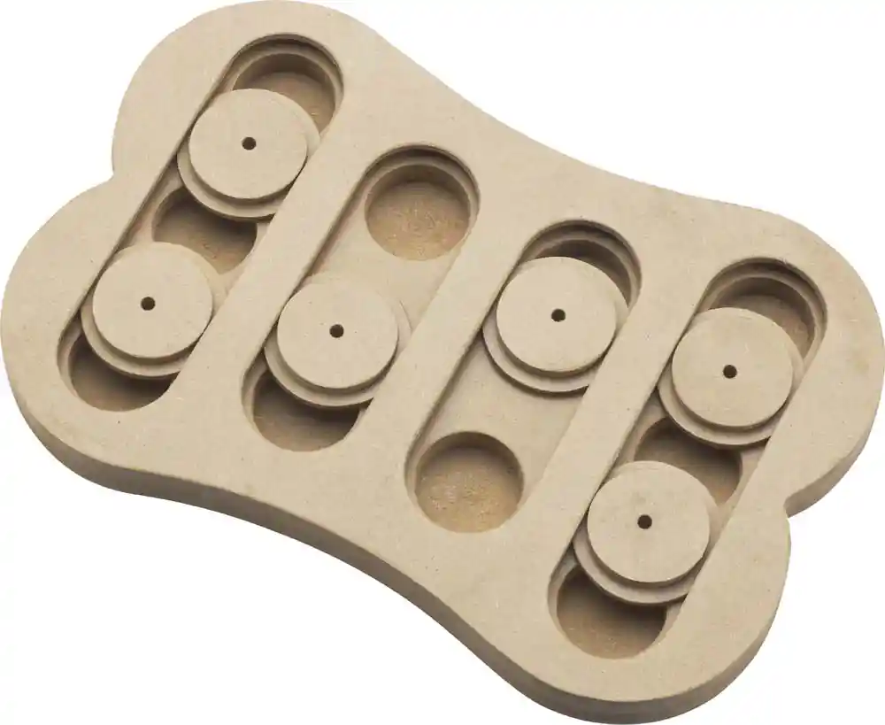 Seek-a-treat Shuffle Bone Brown 12"