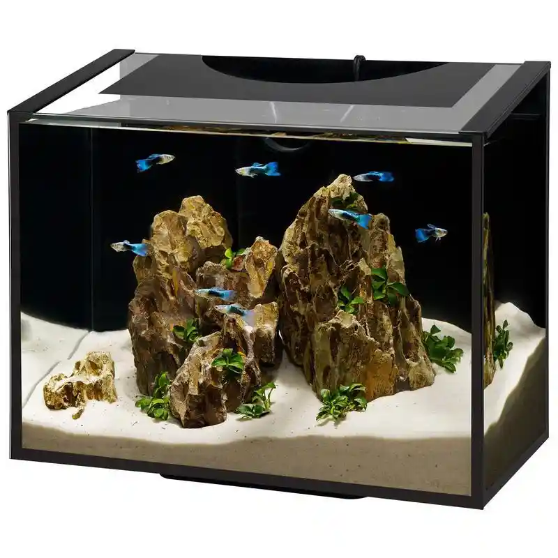 6 Ga. Aqueon Ascent Frameless Led Aquarium Kit - Black